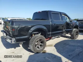 2018 Ford F-150 XL with VIN 1FTEW1E50JFA63998, listed as a Copart auction lot 53326375 with 102,560 mi miles and Salvage Title. Bid and sale history available at carsss.com. Image 3.