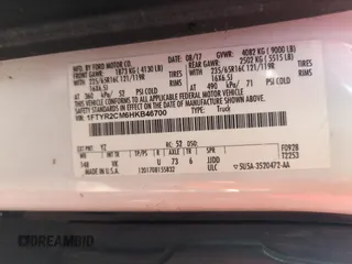 2017 Ford Transit с VIN 1FTYR2CM6HKB46700, выставлен на аукционе Copart как лот 58007815 с пробегом 237 039 миль миль и Списание • Salvage title. История ставок и продаж доступна на DreamBid. Изображение 12.