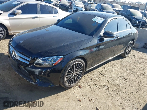 2021 Mercedes-Benz C 300 with VIN W1KWF8DB1MR609950, listed as a IAAI auction lot 41119142 with 41,842 mi miles and . Bid and sale history available at carsss.com. Image 18.