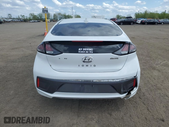 2020 Hyundai Ioniq SE with VIN KMHC75LJ2LU062745, listed as a Copart auction lot 57209315 with 130,347 mi miles and Salvage title. Bid and sale history available at DreamBid. Image 6.