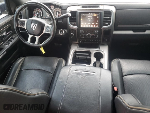 2017 Ram 3500 Longhorn with VIN 3C63RRNLXHG766715, listed as a Copart auction lot 76456104 with 51,293 mi miles and Salvage Title. Bid and sale history available at carsss.com. Image 8.