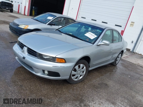 2002 Mitsubishi Galant ES with VIN 4A3AA46GX2E109257, listed as a IAAI auction lot 41970244 with 104,553 mi miles. Bid and sale history available at carsss.com. Image 2.