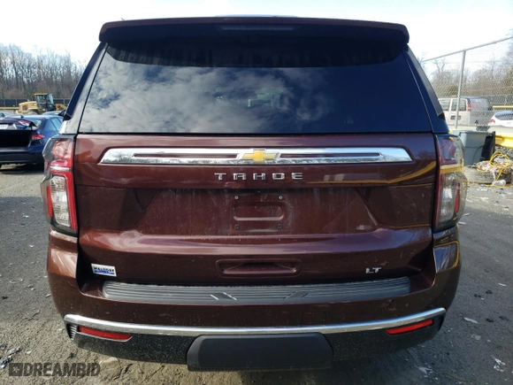 2023 Chevrolet Tahoe LT with VIN 1GNSKNKD0PR196907, listed as a Copart auction lot 47220285 with 20,152 mi miles and Salvage Title. Bid and sale history available at carsss.com. Image 6.