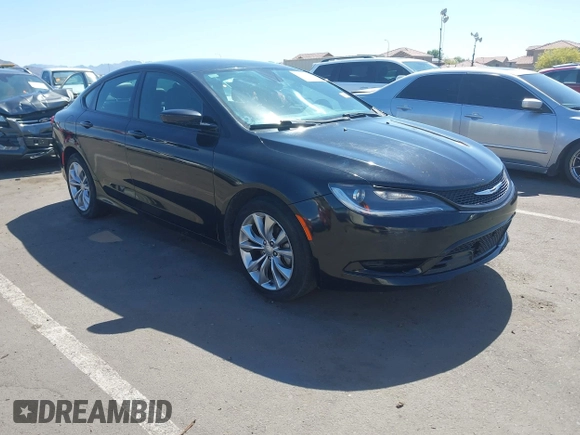 2015 Chrysler 200 S with VIN 1C3CCCBB1FN670130, listed as a IAAI auction lot 42054060 with 83,620 mi miles and . Bid and sale history available at DreamBid. Image 1.