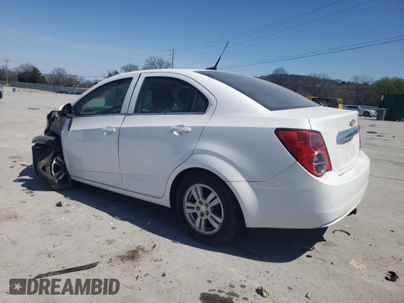 2014 Chevrolet Sonic LT with VIN 1G1JC5SH3E4112361, listed as a Copart auction lot 50637755 with 144,887 mi miles and Clean Title. Bid and sale history available at DreamBid. Image 2.