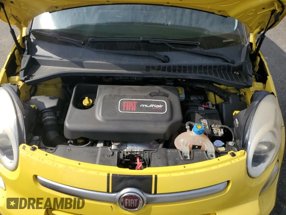 2014 FIAT 500L Trekking with VIN ZFBCFADH1EZ019518, listed as a Copart auction lot 74023564 with 124,433 mi miles and Salvage Title. Bid and sale history available at carsss.com. Image 12.