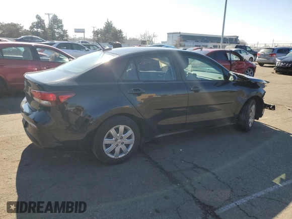 2021 Kia Rio LX with VIN 3KPA24AD7ME430662, listed as a Copart auction lot 43491004 with 34,246 mi miles and Salvage Title. Bid and sale history available at carsss.com. Image 3.