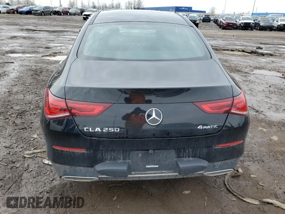 2022 Mercedes-Benz CLA 250 with VIN W1K5J4HB2NN299023, listed as a Copart auction lot 47099725 with 35,174 mi miles and Salvage title. Bid and sale history available at DreamBid. Image 6.