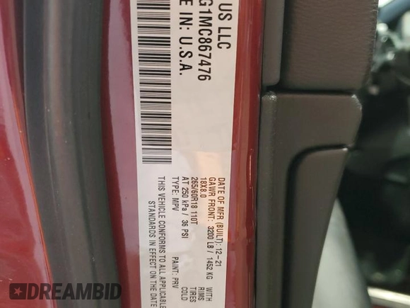 2021 Jeep Grand Cherokee 80th Anniversary z VIN 1C4RJFBG1MC867476, wystawiony jako Copart lot #42311115 z przebiegiem 24 445 mil mil oraz Szkoda całkowita • Salvage title. Historia ofert i sprzedaży dostępna na DreamBid. Obrazek 13.