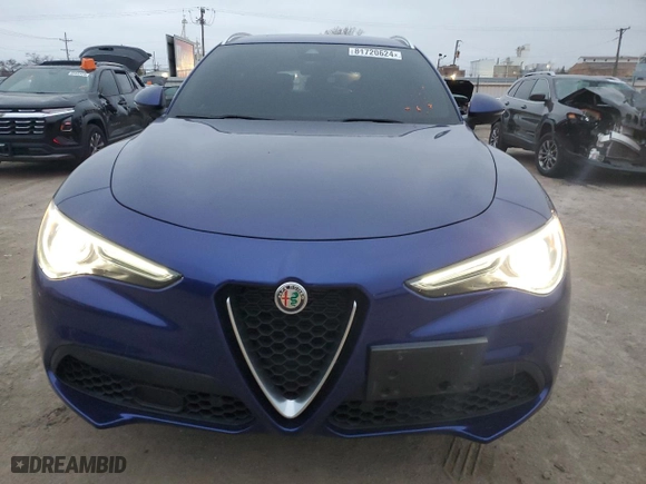 2021 Alfa Romeo Stelvio Sport with VIN ZASPAKAN6M7D03323, listed as a Copart auction lot 81720624 with 41,843 mi miles and Salvage Title. Bid and sale history available at carsss.com. Image 5.