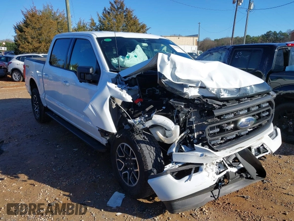 2023 Ford F-150 XL with VIN 1FTFW1E85PFC40679, listed as a IAAI auction lot 41197863 with 12,478 mi miles. Bid and sale history available at carsss.com. Image 1.