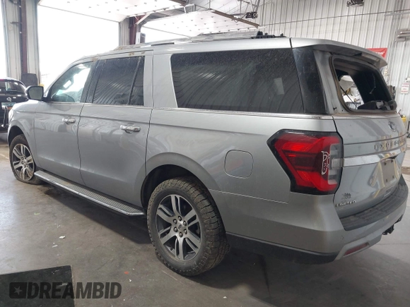 2022 Ford Expedition Max Limited with VIN 1FMJK2AT7NEA30105, listed as a IAAI auction lot 42583276 with 84,334 mi miles and . Bid and sale history available at DreamBid. Image 3.