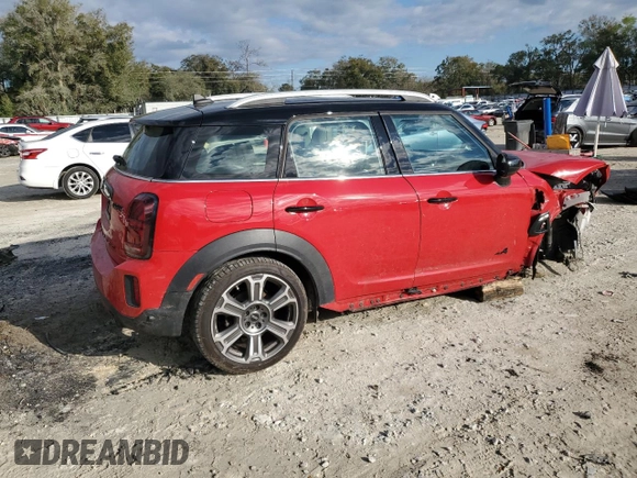 2023 MINI Countryman Cooper S with VIN WMZ83BR09P3P69405, listed as a Copart auction lot 46940675 with 55,377 mi miles and Non repairable. Bid and sale history available at DreamBid. Image 3.