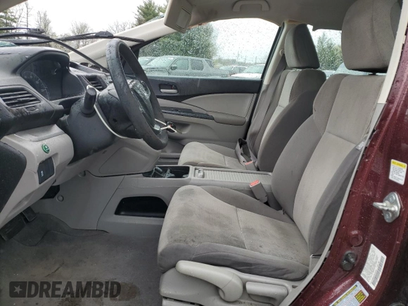 2013 Honda CR-V LX with VIN 5J6RM3H37DL033099, listed as a Copart auction lot 52578235 with 122,548 mi miles and Salvage Title. Bid and sale history available at carsss.com. Image 7.