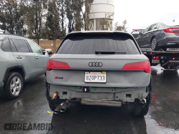 2022 Audi SQ5 Premium Plus with VIN WA1B4AFY0N2042917, listed as a IAAI auction lot 41509774 with 39,851 mi miles. Bid and sale history available at carsss.com. Image 16.