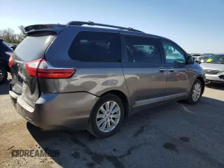 2015 Toyota Sienna Limited with VIN 5TDDK3DCXFS098042, listed as a Copart auction lot 48187255 with 74,509 mi miles and Salvage Title. Bid and sale history available at DreamBid. Image 3.
