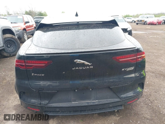 2020 Jaguar I-Pace SE with VIN SADHC2S14L1F80256, listed as a IAAI auction lot 42055674 with 48,694 mi miles and . Bid and sale history available at DreamBid. Image 16.