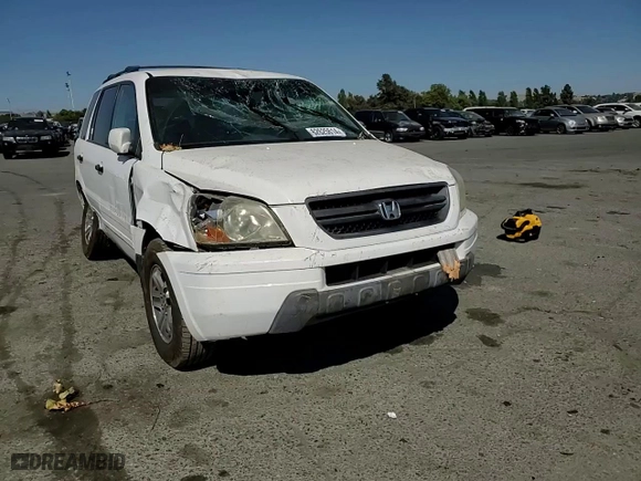 2003 Honda Pilot EX with VIN 2HKYF18773H609179, listed as a Copart auction lot 62625614 with 171,657 mi miles and Salvage Title. Bid and sale history available at carsss.com. Image 10.