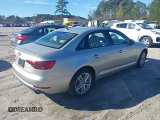 2017 Audi A4 Premium with VIN WAUGNAF4XHN014967, listed as a IAAI auction lot 41571970 with 123,627 mi miles. Bid and sale history available at carsss.com. Image 4.