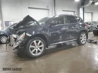 2013 Nissan Murano SL with VIN JN8AZ1MW7DW312578, listed as a Copart auction lot 45735875 with 159,093 mi miles and Salvage Title. Bid and sale history available at carsss.com. Image 1.