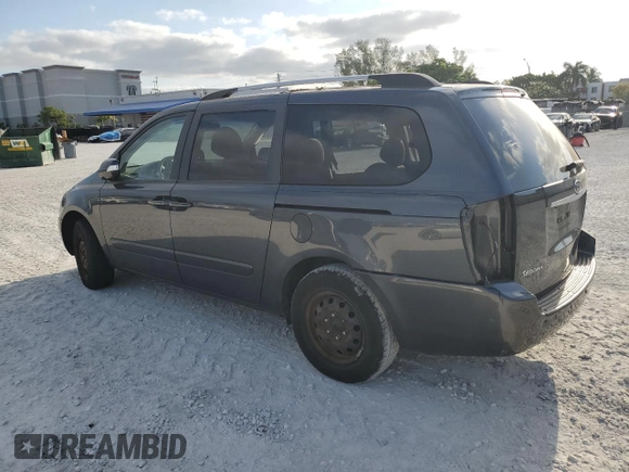 2012 Kia Sedona LX with VIN KNDMG4C77C6472498, listed as a Copart auction lot 53424005 with 0 mi miles and Clean Title. Bid and sale history available at carsss.com. Image 2.