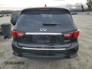 2017 Infiniti QX60 with VIN 5N1DL0MMXHC550625, listed as a Copart auction lot 43181305 with 90,729 mi miles and Salvage Title. Bid and sale history available at carsss.com. Image 6.