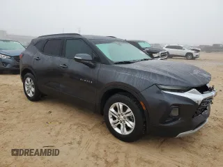 2022 Chevrolet Blazer LT with VIN 3GNKBJR48NS147768, listed as a Copart auction lot 43224285 with 45,336 mi miles and Salvage title. Bid and sale history available at DreamBid. Image 4.