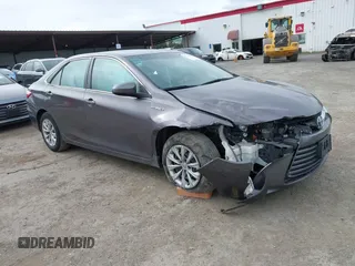 2017 Toyota Camry Hybrid LE with VIN 4T1BD1FK9HU216117, listed as a IAAI auction lot 41710989 with 99,595 mi miles. Bid and sale history available at carsss.com. Image 1.