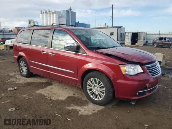 2015 Chrysler Town & Country Touring-L with VIN 2C4RC1CG1FR677280, listed as a Copart auction lot 44244245 with 95,529 mi miles and Salvage Title. Bid and sale history available at carsss.com. Image 4.
