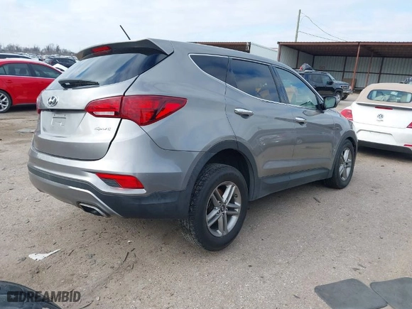 2018 Hyundai Santa Fe Sport 2.4L with VIN 5XYZT3LB4JG546485, listed as a IAAI auction lot 41625632 with 91,437 mi miles. Bid and sale history available at carsss.com. Image 4.