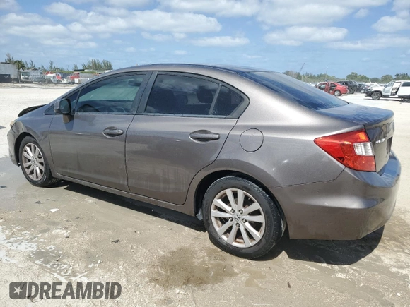 2012 Honda Civic EX with VIN 2HGFB2F80CH514042, listed as a Copart auction lot 54884795 with Not Provided miles and Clean Title. Bid and sale history available at DreamBid. Image 2.