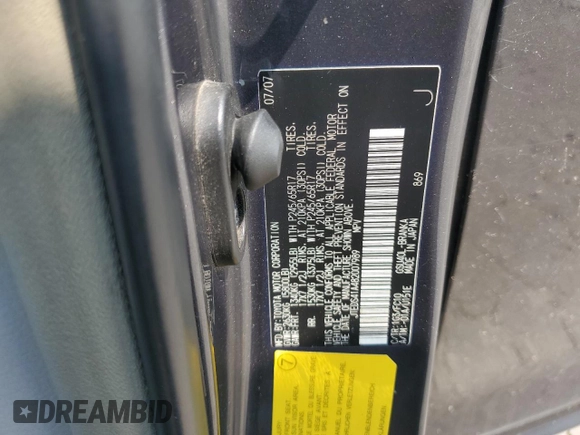 2008 Toyota Highlander with VIN JTEDS41A482007989, listed as a Copart auction lot 58773345 with 388,363 mi miles and Salvage title. Bid and sale history available at DreamBid. Image 13.