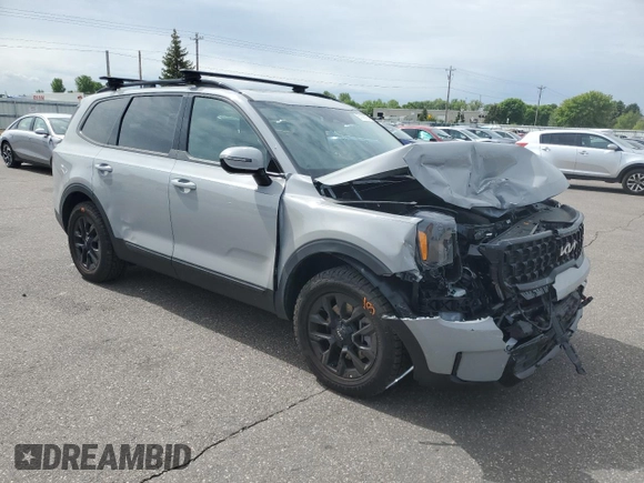2024 Kia Telluride SX Prestige X-Pro with VIN 5XYP5DGC7RG518167, listed as a Copart auction lot 57938705 with 15,234 mi miles and Salvage title. Bid and sale history available at DreamBid. Image 4.