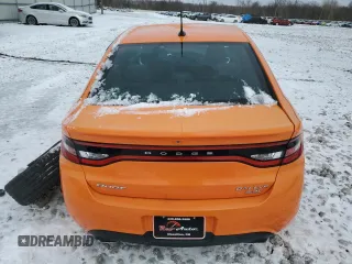 2014 Dodge Dart SXT with VIN 1C3CDFBB4ED719758, listed as a Copart auction lot 45185255 with 146,284 mi miles and Salvage Title. Bid and sale history available at carsss.com. Image 6.
