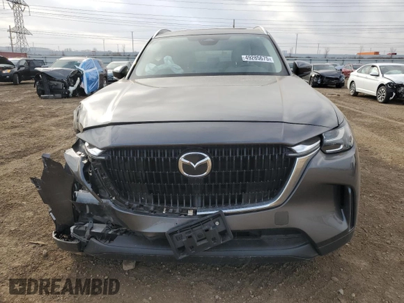2024 Mazda CX-90 3.3 Turbo Preferred with VIN JM3KKBHD1R1114139, listed as a Copart auction lot 49285675 with 0 mi miles and Salvage Title. Bid and sale history available at carsss.com. Image 5.