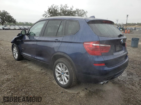 2016 BMW X3 sDrive28i with VIN 5UXWZ7C51G0T42789, listed as a Copart auction lot 48035665 with 96,792 mi miles and Salvage Title. Bid and sale history available at DreamBid. Image 2.