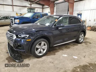 2018 Audi Q5 Premium Plus with VIN WA1BNAFY4J2082179, listed as a Copart auction lot 51258805 with 0 mi miles and Clean Title. Bid and sale history available at carsss.com. Image 1.