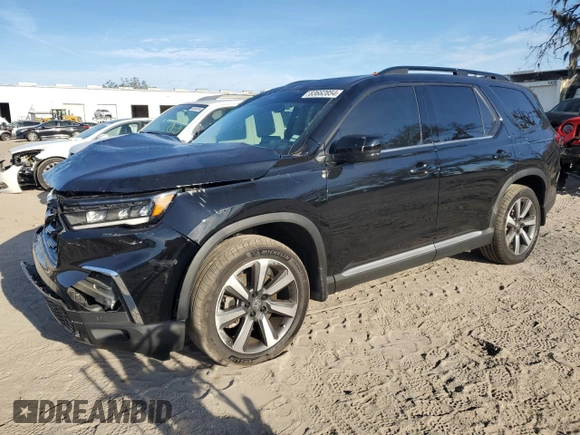 2023 Honda Pilot Touring with VIN 5FNYG2H77PB006594, listed as a Copart auction lot 83662854 with 37,637 mi miles and Salvage Title. Bid and sale history available at DreamBid. Image 1.