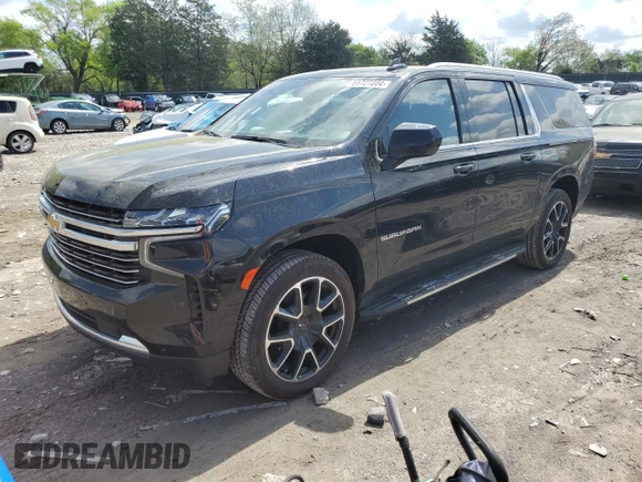 2022 Chevrolet Suburban LT with VIN 1GNSKCKD3NR163370, listed as a Copart auction lot 51727204 with 72,790 mi miles and Clean Title. Bid and sale history available at DreamBid. Image 1.