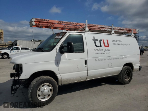 2014 Ford Econoline Cargo Commercial z VIN 1FTNE2EW8EDA11425, wystawiony jako Copart lot #56963185 z przebiegiem Nie podano mil oraz Czysty tytuł • Clean title. Historia ofert i sprzedaży dostępna na DreamBid. Obrazek 1.