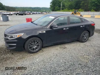 2018 Kia Optima LX with VIN 5XXGT4L31JG260393, listed as a Copart auction lot 56199145 with 103,588 mi miles and Salvage title. Bid and sale history available at DreamBid. Image 1.