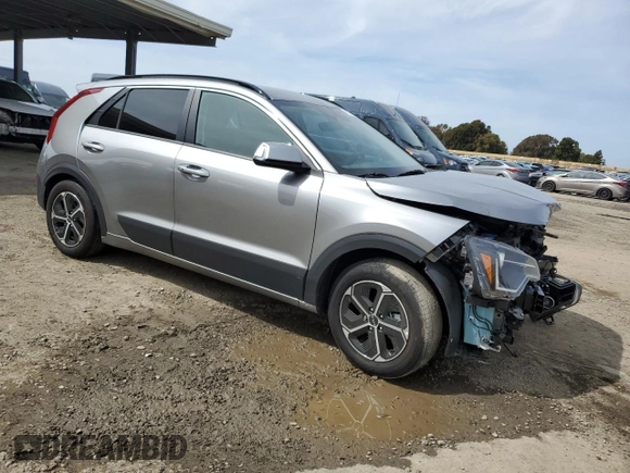 2023 Kia Niro EX with VIN KNDCR3LE3P5053638, listed as a Copart auction lot 49709135 with 18,645 mi miles and Salvage Title. Bid and sale history available at carsss.com. Image 4.
