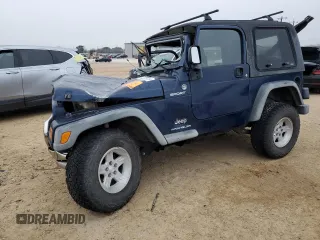 2005 Jeep Wrangler Sport with VIN 1J4FA49S25P357546, listed as a Copart auction lot 45365765 with 78,500 mi miles and Salvage Title. Bid and sale history available at carsss.com. Image 1.