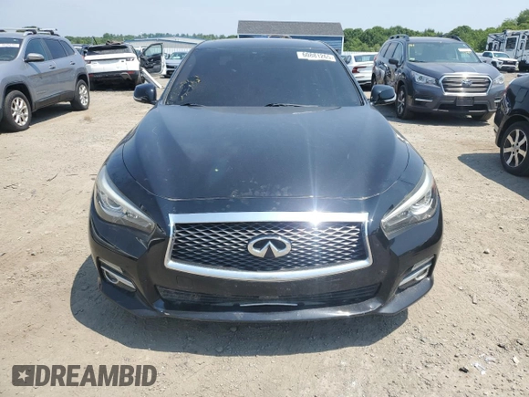 2017 Infiniti Q50 Premium with VIN JN1EV7AR0HM838405, listed as a Copart auction lot 60881265 with 87,384 mi miles and Clean title. Bid and sale history available at DreamBid. Image 5.