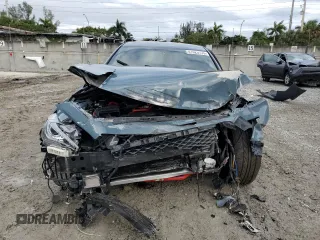2021 Infiniti Q50 Red Sport 400 with VIN JN1FV7DP7MM850365, listed as a Copart auction lot 41923735 with 71,614 mi miles and Non Repairable. Bid and sale history available at DreamBid. Image 5.