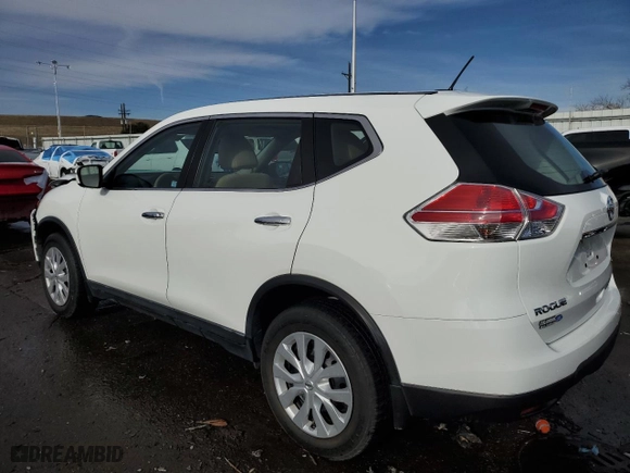 2015 Nissan Rogue S with VIN KNMAT2MV1FP581702, listed as a Copart auction lot 49673155 with 30294 miles and Salvage Title. Bid and sale history available at carsss.com. Image 2.