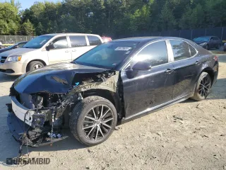2022 Toyota Camry SE with VIN 4T1G11AK8NU646710, listed as a Copart auction lot 69475624 with 43,374 mi miles and Salvage Title. Bid and sale history available at carsss.com. Image 1.