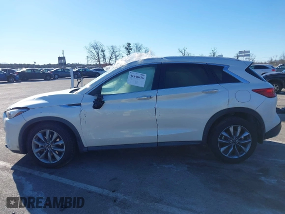 2020 Infiniti QX50 Essential with VIN 3PCAJ5M37LF111864, listed as a IAAI auction lot 41448436 with 54,337 mi miles and . Bid and sale history available at DreamBid. Image 14.