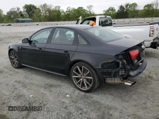 2015 Audi S4 Premium Plus with VIN WAUBGAFL8FA105073, listed as a Copart auction lot 52439145 with 88,180 mi miles and Salvage Title. Bid and sale history available at carsss.com. Image 2.