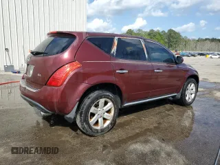 2007 Nissan Murano SL z VIN JN8AZ08T67W515959, wystawiony jako Copart lot #51770265 z przebiegiem 167 154 mil mil oraz Szkoda całkowita • Salvage title. Historia ofert i sprzedaży dostępna na DreamBid. Obrazek 3.